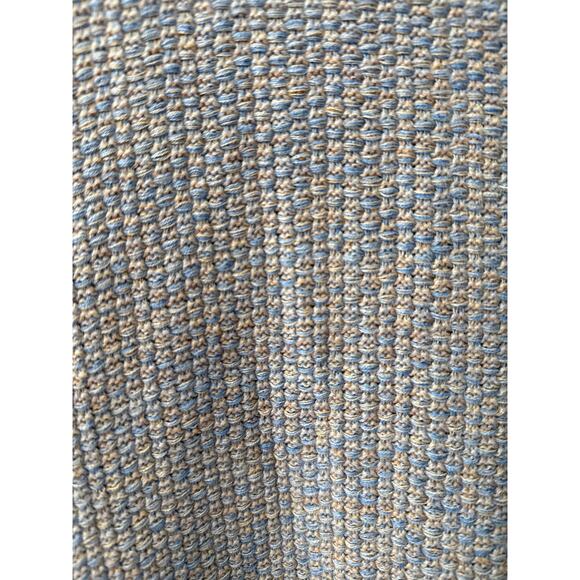 J. McLaughlin Woven Fringe Long Nan Cardigan Sweater Gray Size Large - Picture 12 of 12